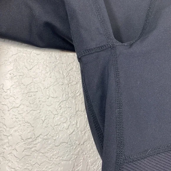 Zyia Momentum Black Moto 7/8 Leggings size 8-10 - Picture 4 of 10